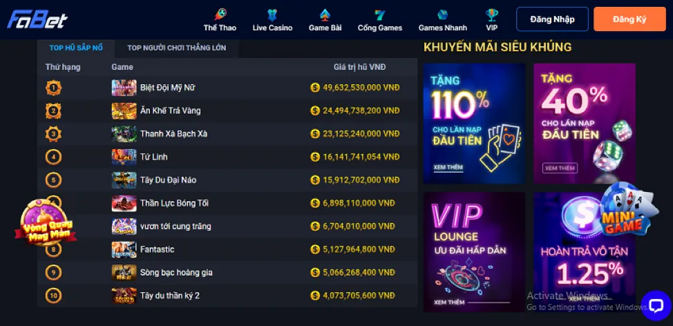 Khuyến mãi chào mừng thành viên mới 39bet9