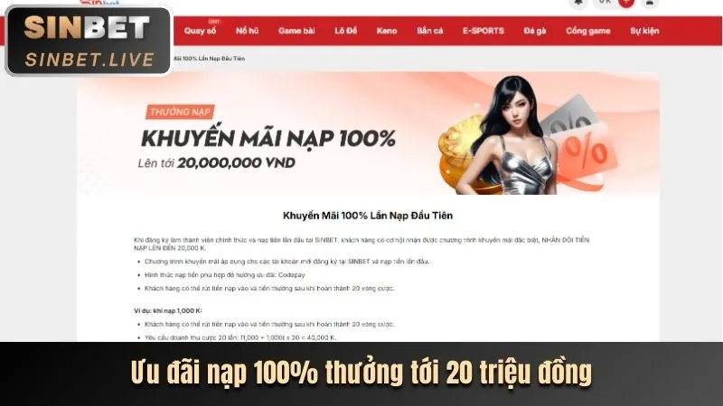 Thưởng nạp tiền hàng tuần tại 39bet9